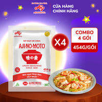 Combo 4 Gói Bột Ngọt AJI-NO-MOTO® 454g/Gói