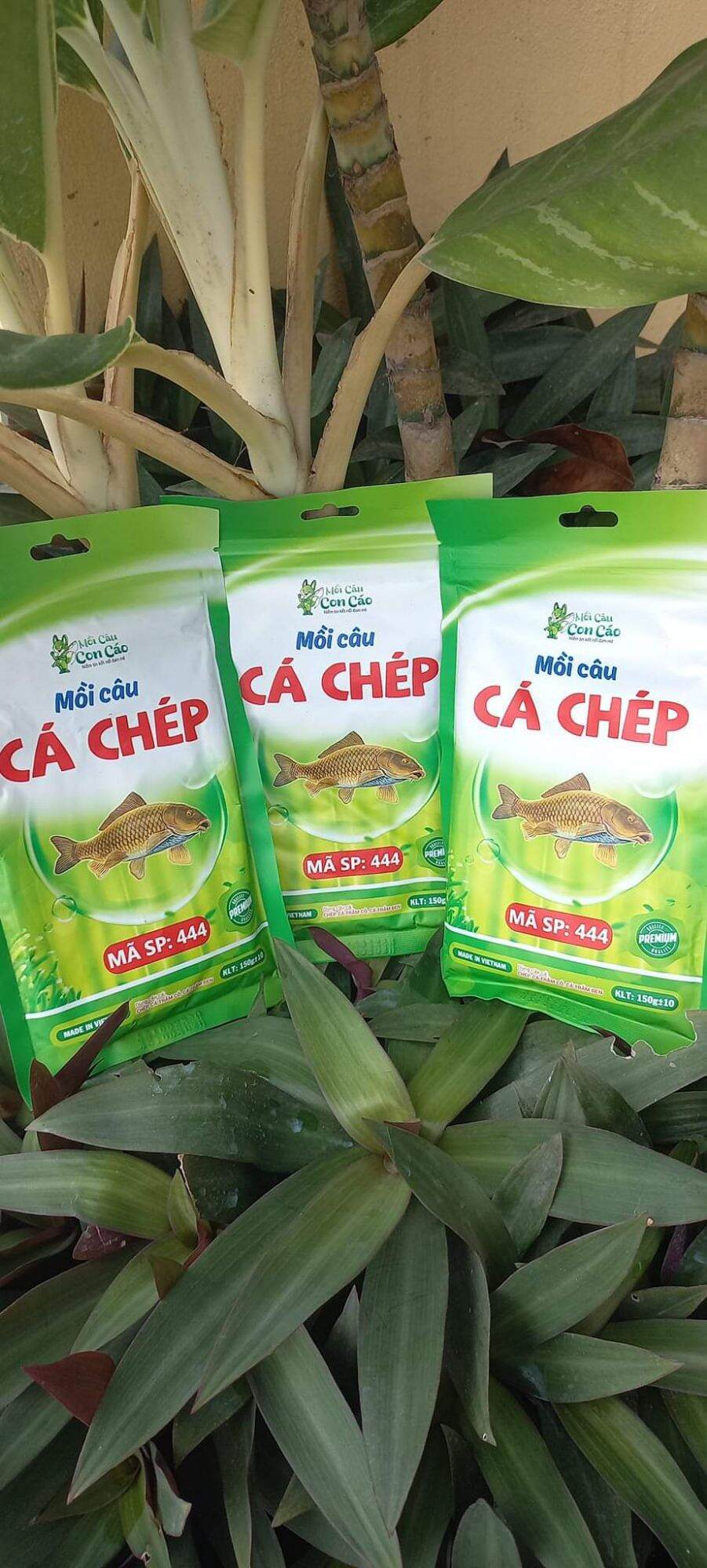 mồi câu con cáo chép xanh đỏ