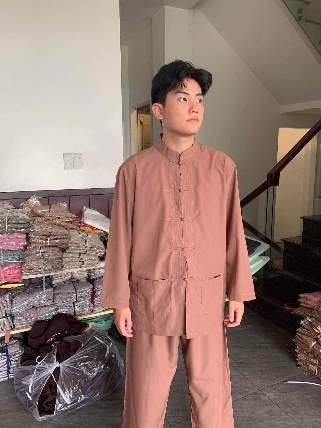 đồ nam đi chùa#bộ nam Phật tử#lãnh tụ nam