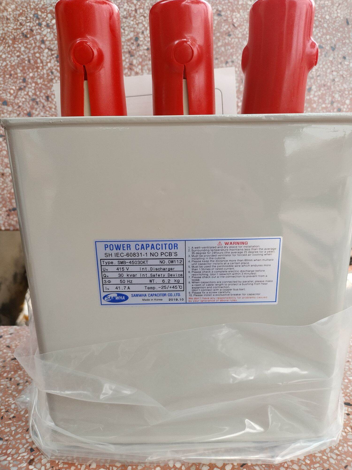 [CHÍNH HÃNG] Tụ bù samwha - 3 pha 415v-50hz -30Kvar
