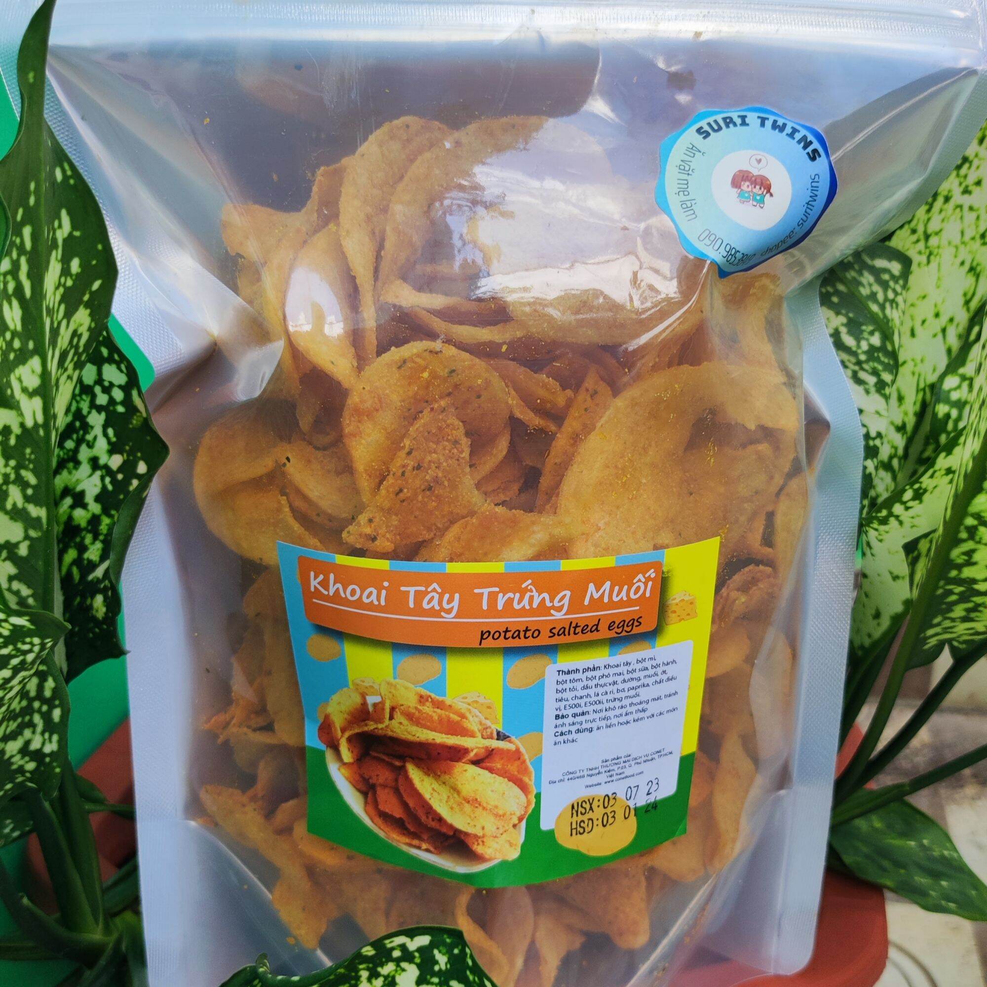 200g KHOAI TÂY ĐÀ LẠT SẤY TRỨNG MUỐI