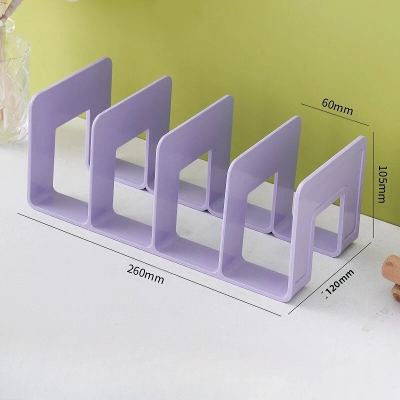 Giá Sách Acrylic Trong Suốt Kệ Để Bàn Giá Sách Để Bàn Hộp Đựng Đồ Đa Năng Giá Đỡ Sách Ngăn Chia Đồ Dùng Đọc Sách