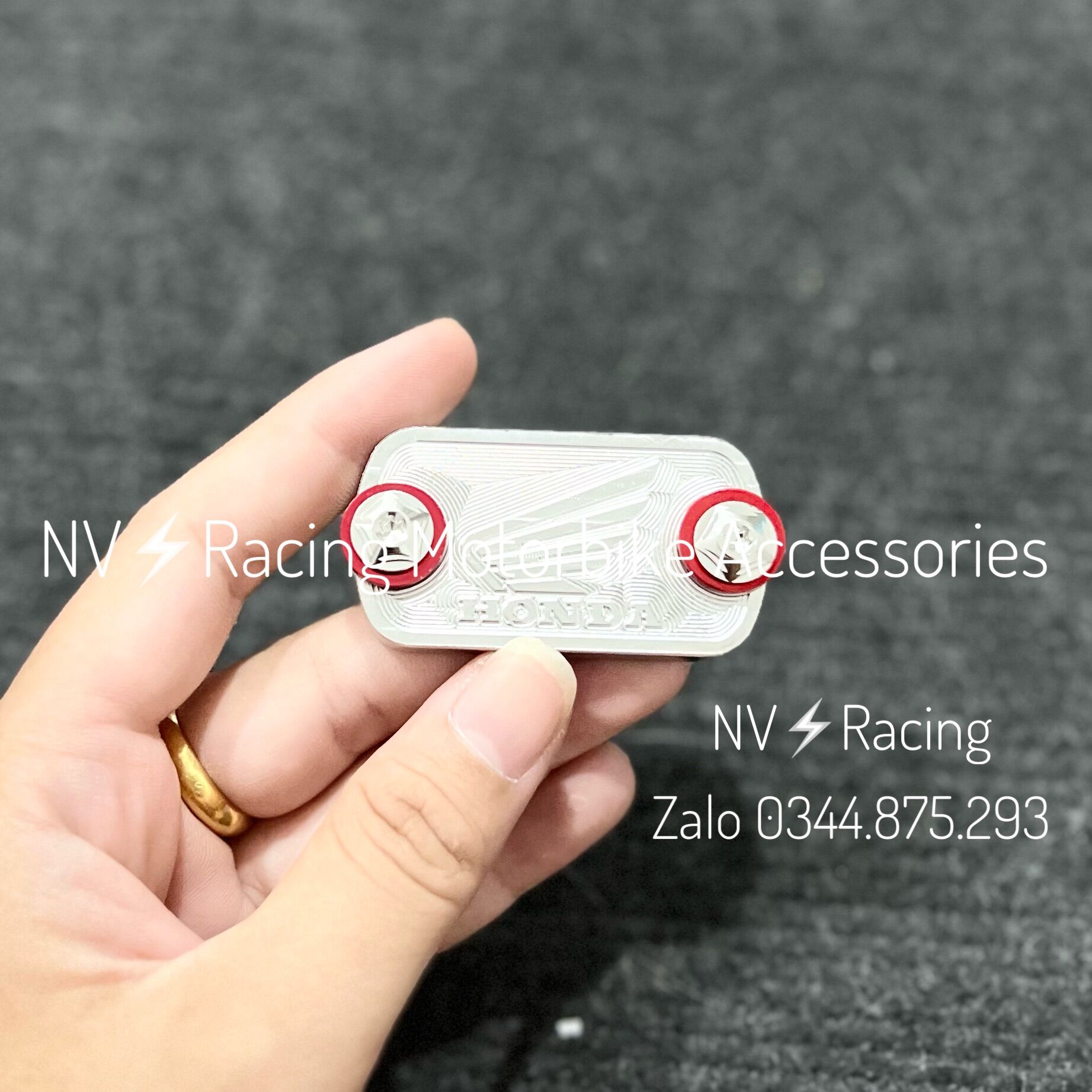 Nắp dầu vario 150 kiểu salaya inox 304 chuẩn cnc