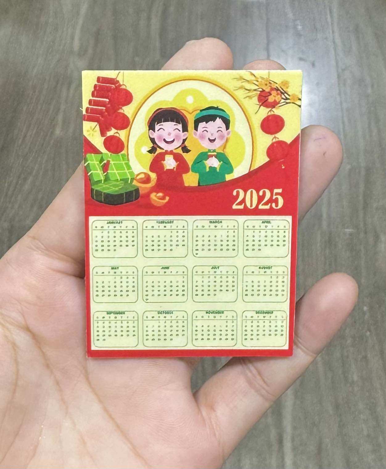 Mô hình cuốn lịch 1/12