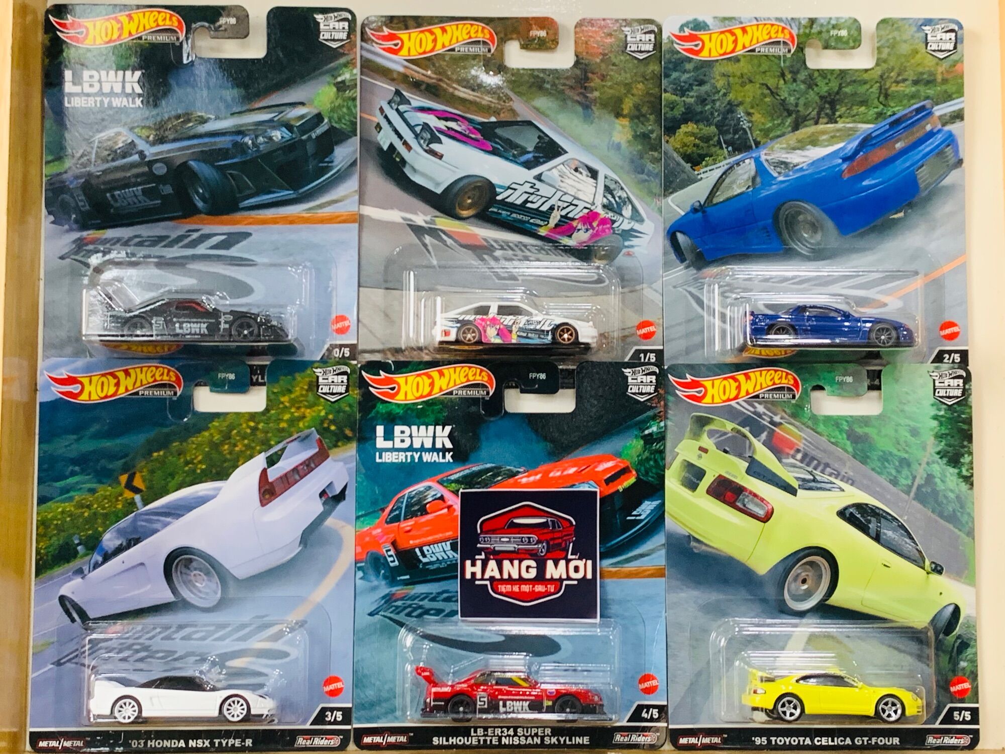 Hobby Store xe mô hình Hot Wheels Premium Mountain Drifters Set Lẻ