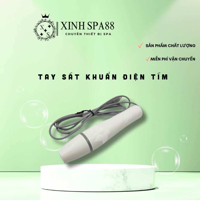 Tay sát khuẩn điện tím , đầu sát khuẩn điện tím máy 5in1 cho spa- spa88