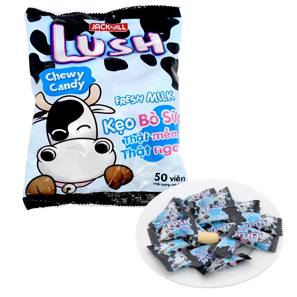 Kẹo sữa bò Jack Jill Lush gói 140gr