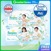 Pampers | Tã quần mùa hè Pampers Touch of Nature 2026, size 4 6-7 (2 hộp)