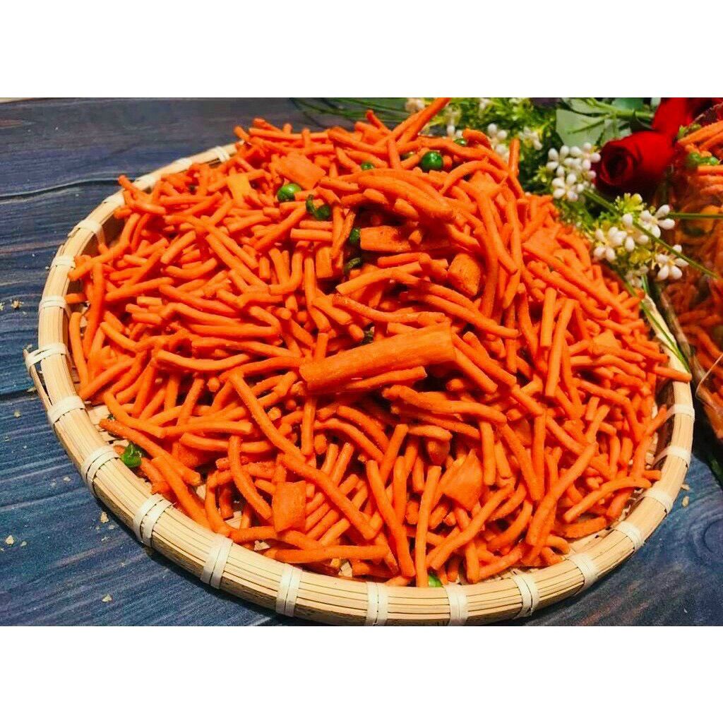 Bim bim que đậu hà lan hủ 500g