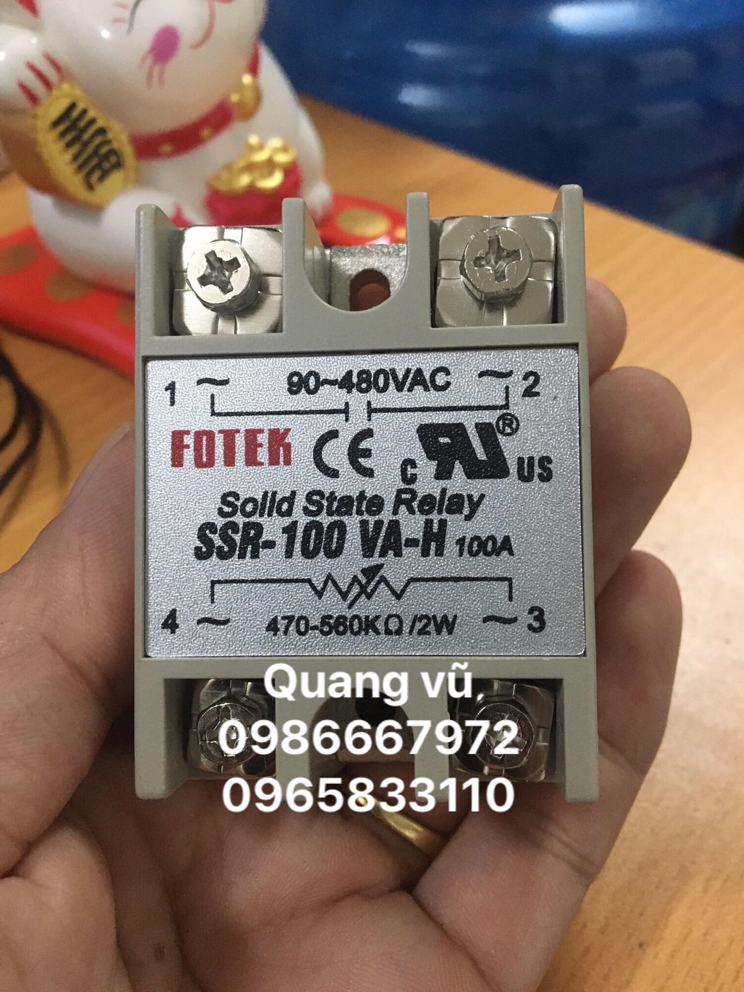 Role bán dẫn ssr 100va fotek hàng xịn chất lượng