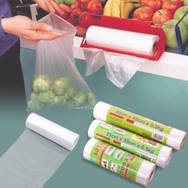 CUỘN 120 TÚI ĐỰNG THỰC PHẨM KÍCH THƯỚC 25x35