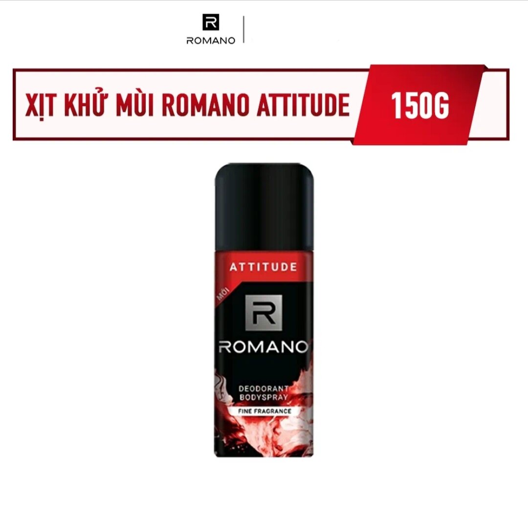 Xịt khử mùi toàn thân Romano Attitude 150ml