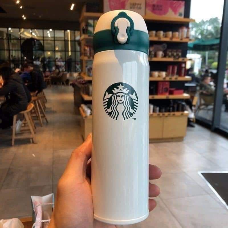 Combo ly sứ, bình giữ nhiệt Starbuck