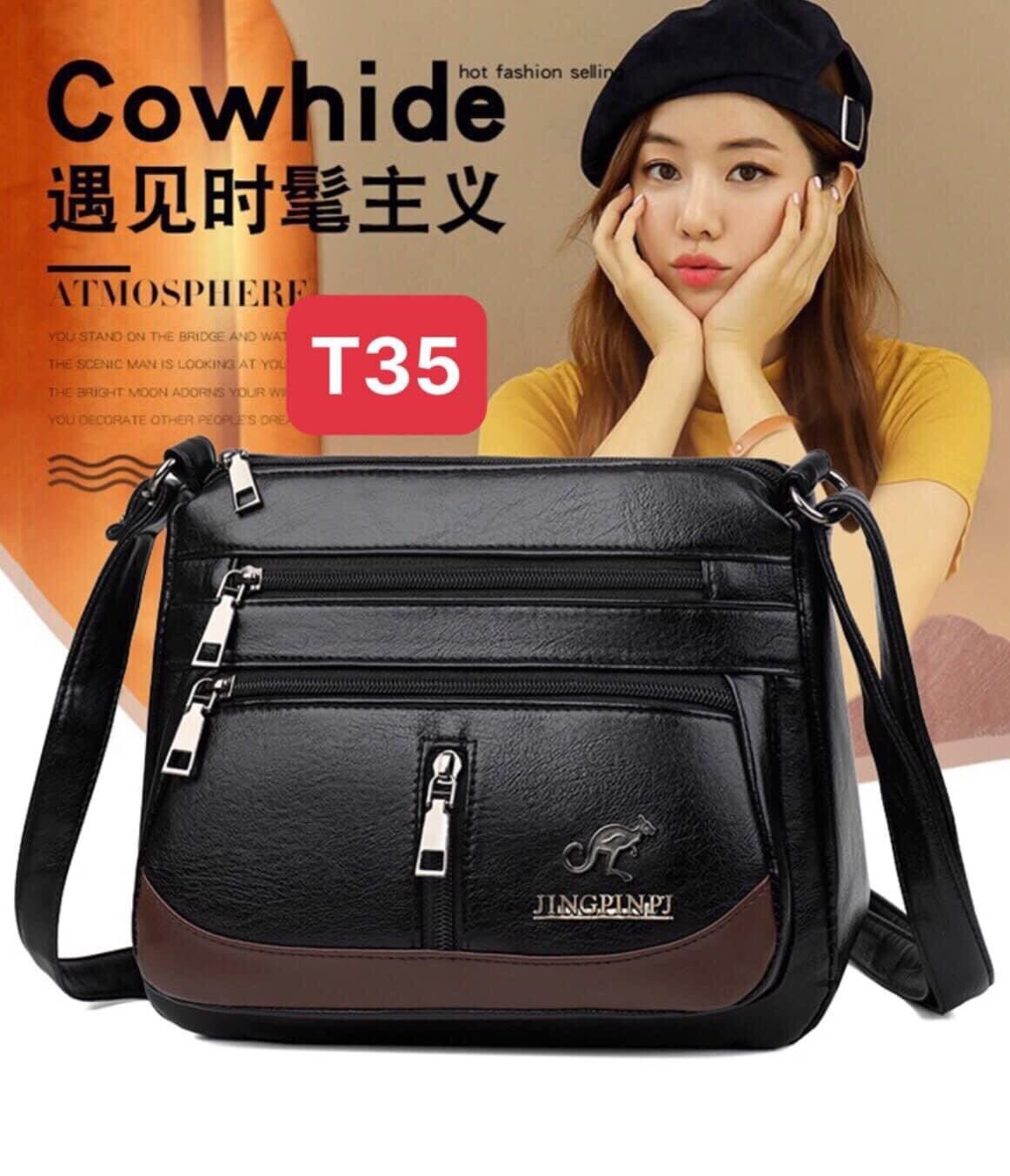 Túi da mềm Vân cừu xinh xắn T35