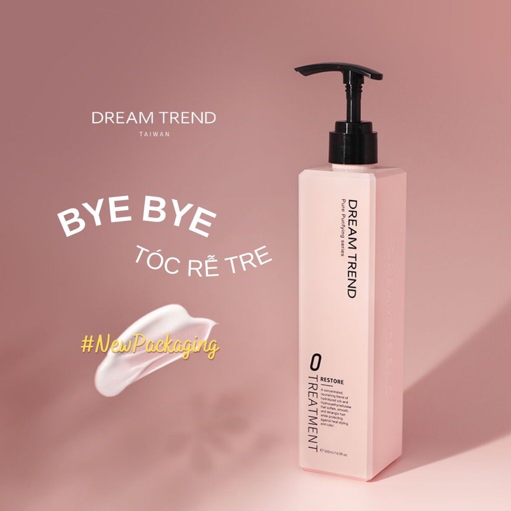 [Thanh lý tồn Hsd 04/2026]Mặt nạ tóc Dream Trend Restore Treatment - Kem ủ phục hồi tóc