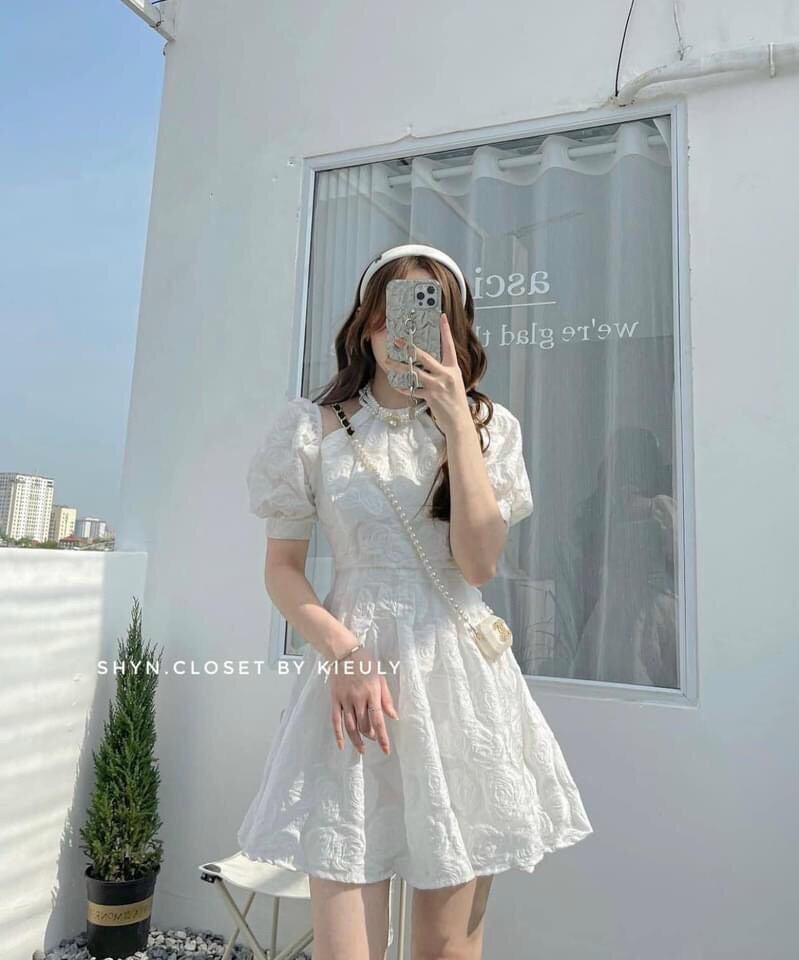 Đầm váy bầu mùa hè xinh dễ thương cho mẹ trẻ thiết kế by MEOWSG ĐBM006   meowsgcom