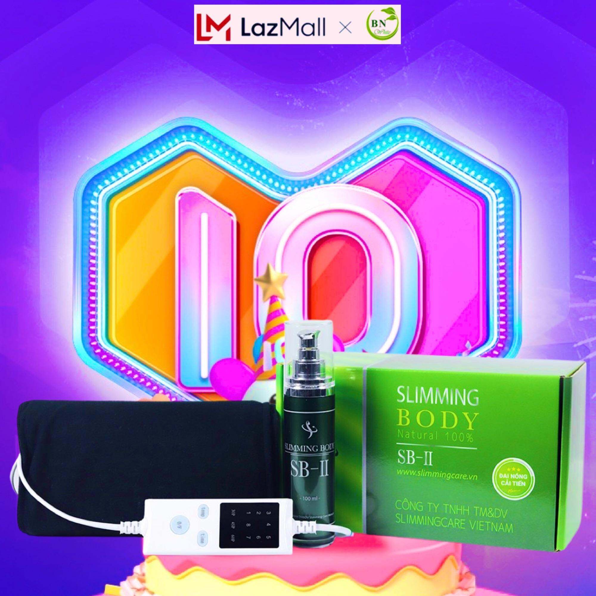 Bộ Ủ Nóng Tan Mỡ Slimming Body SB2 Với Đai điện cải tiến mới