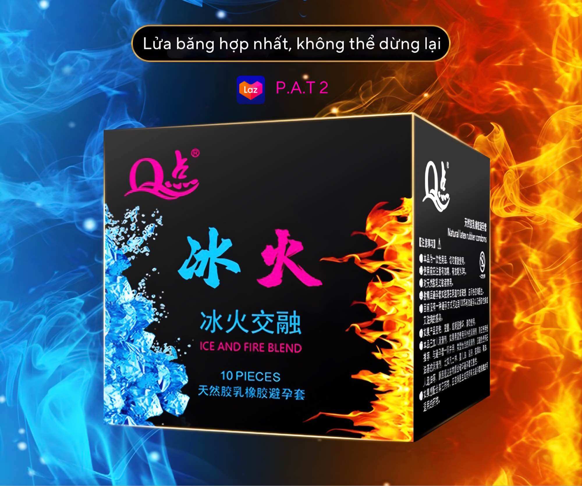 Bao cao su băng lửa hộp 10c