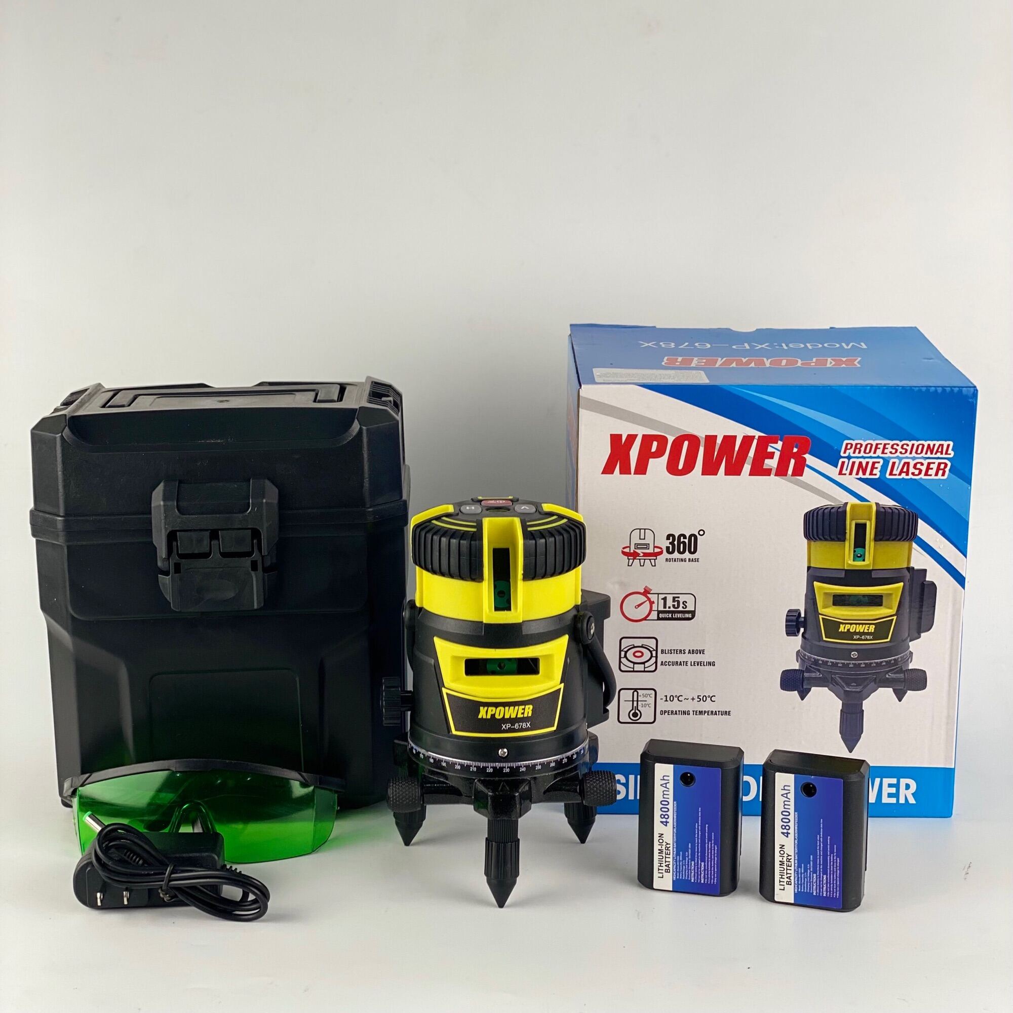 Máy lazer cân bằng , Máy bắn cốt 5 tia xanh Xpower C51. 