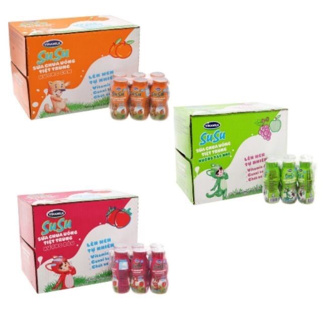[HCM]Lốc 6 chai susu 80ml