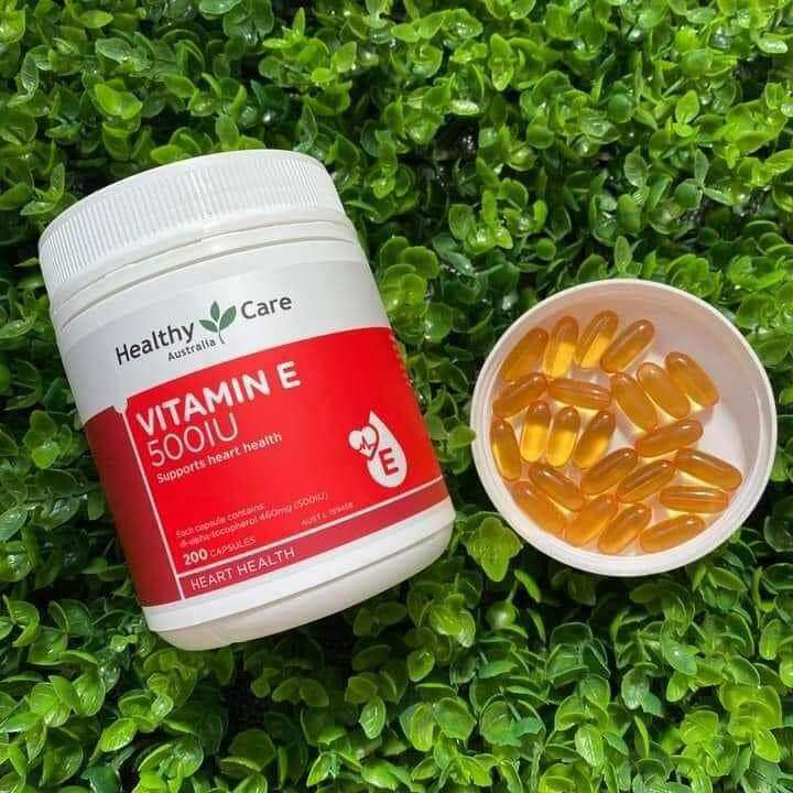 Vitamin E Healthy Care hàm lượng 500UI lọ 200 viên