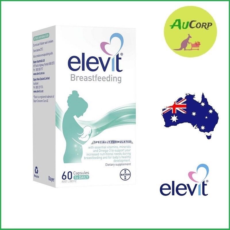 Vitamin tổng hợp Elevit - ÚC - 30 viên -Dành cho mẹ sau sinh, mẫu mới