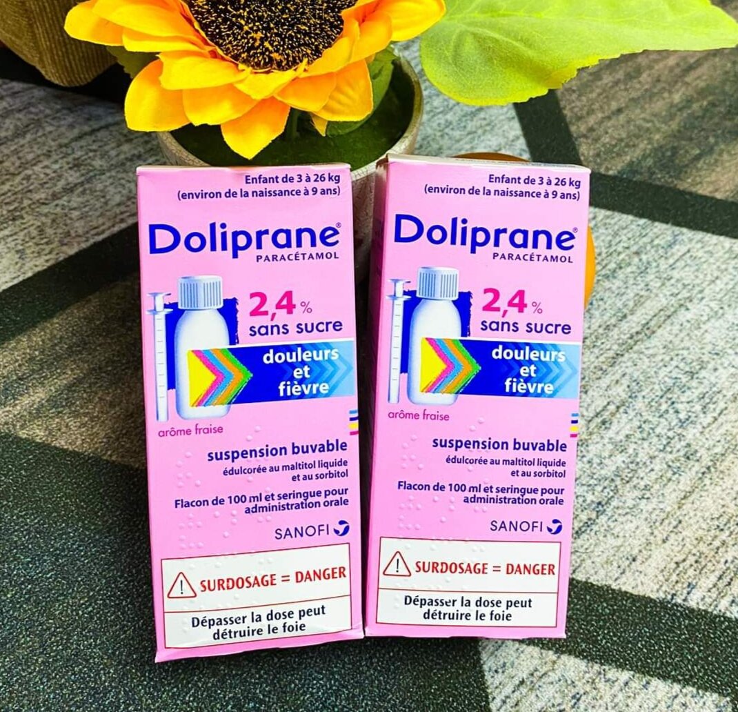 Siro Doli Pháp 100ML giúp bé hạ sốt
