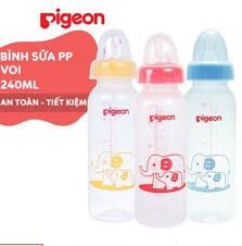 Bình sữa Pigeon cổ rộng cao cấp
