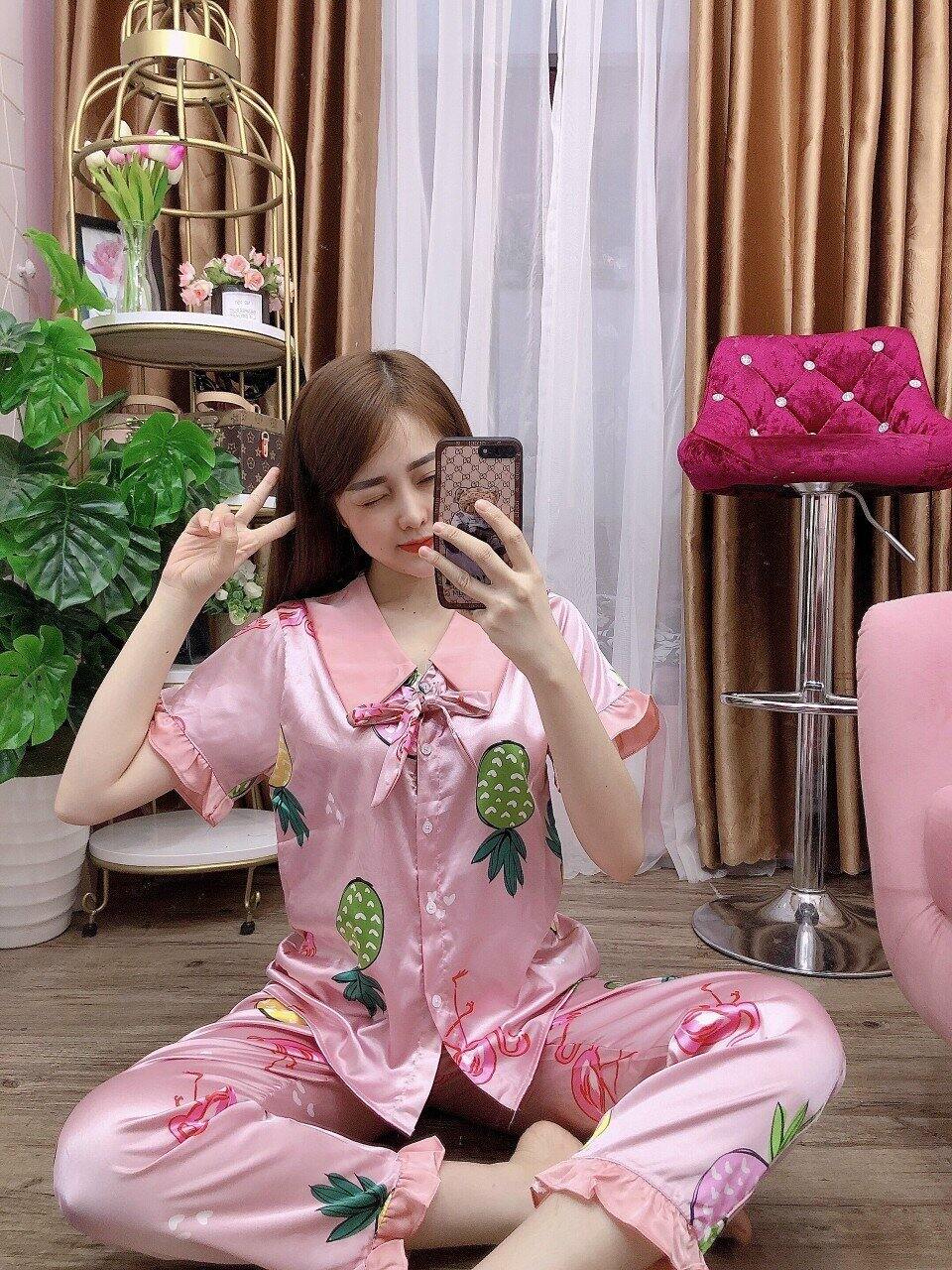 Đồ bộ lụa satin cao cấp ML02