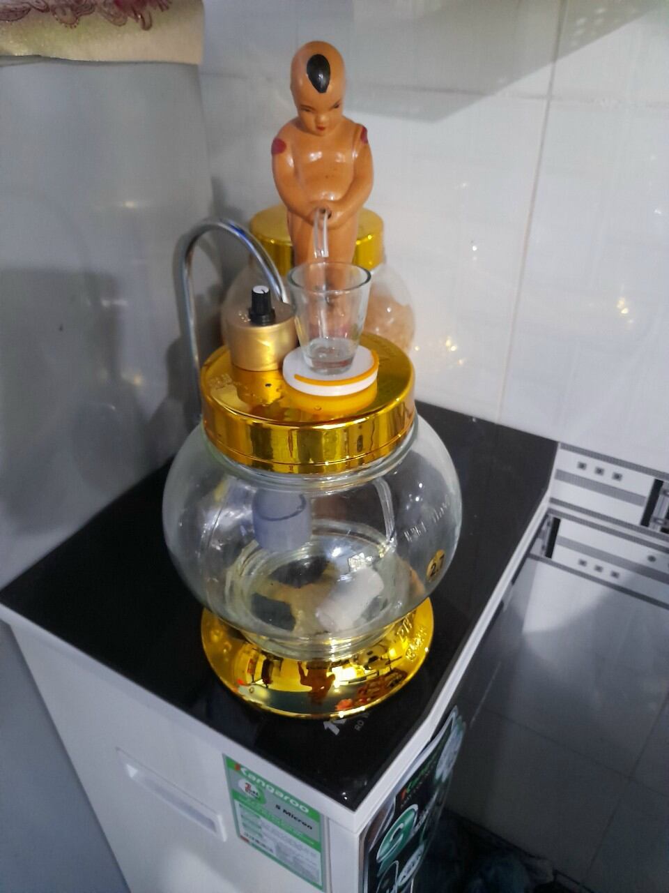 BÌNH RÓT RƯƠU TỰ ĐỘNG, CẢM BIẾN CAO CẤP SIÊU NHẠY MILED (PHIÊN BẢN CHÚ TIỂU)