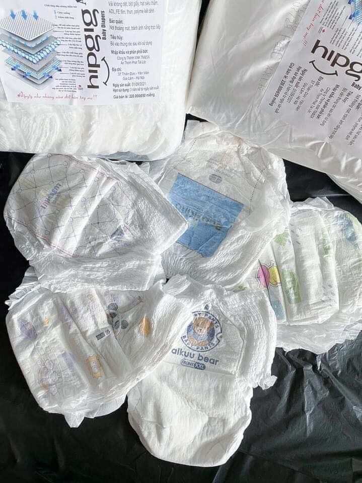 Bỉm quần trần nhật combo 100 miếng đủ sz