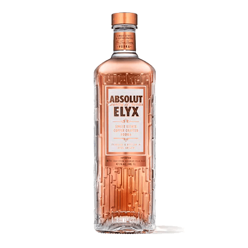 Vỏ chai absolut elyx thụy điển thủy tinh cao cấp.