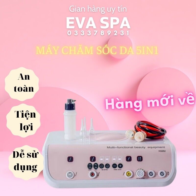 Máy chăm sóc da cao cấp 5 in 1 - bảo hành đầy đủ