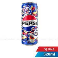 Thùng 24 lon nước ngọt Pepsi Cola Sleek 235ml