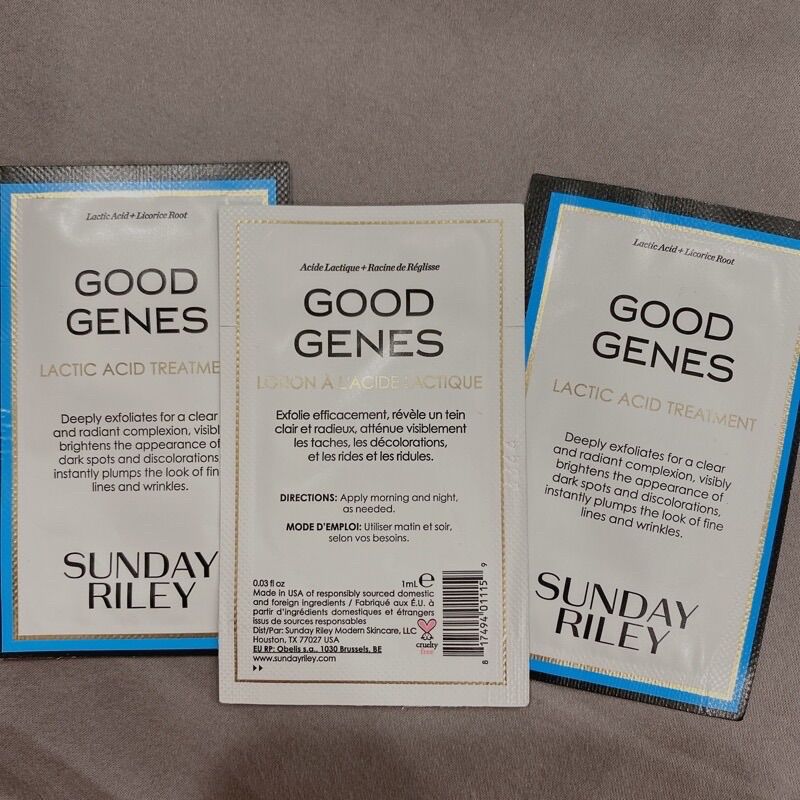 Sample Mẫu thử Tinh chất Trẻ hoá da Sunday Riley Good Genes