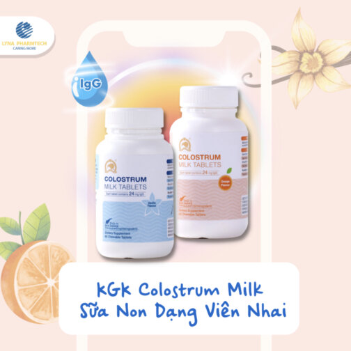Sữa Non Dạng Viên 24mg IgG Colostrum 60v