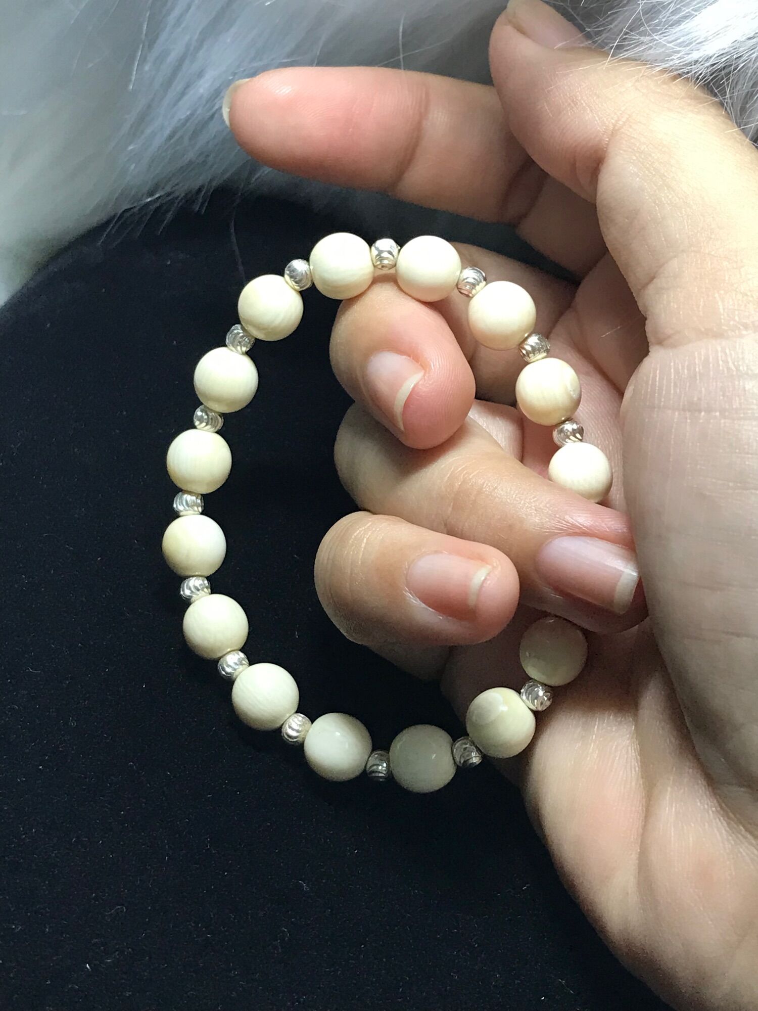 (Thật) VÒNG NGA MỸ NGHỆ 8li MIX BI BẠC 925