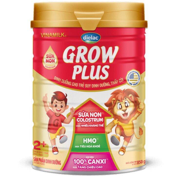 Sữa bột dielac grow plus 1+và 2+ 850g