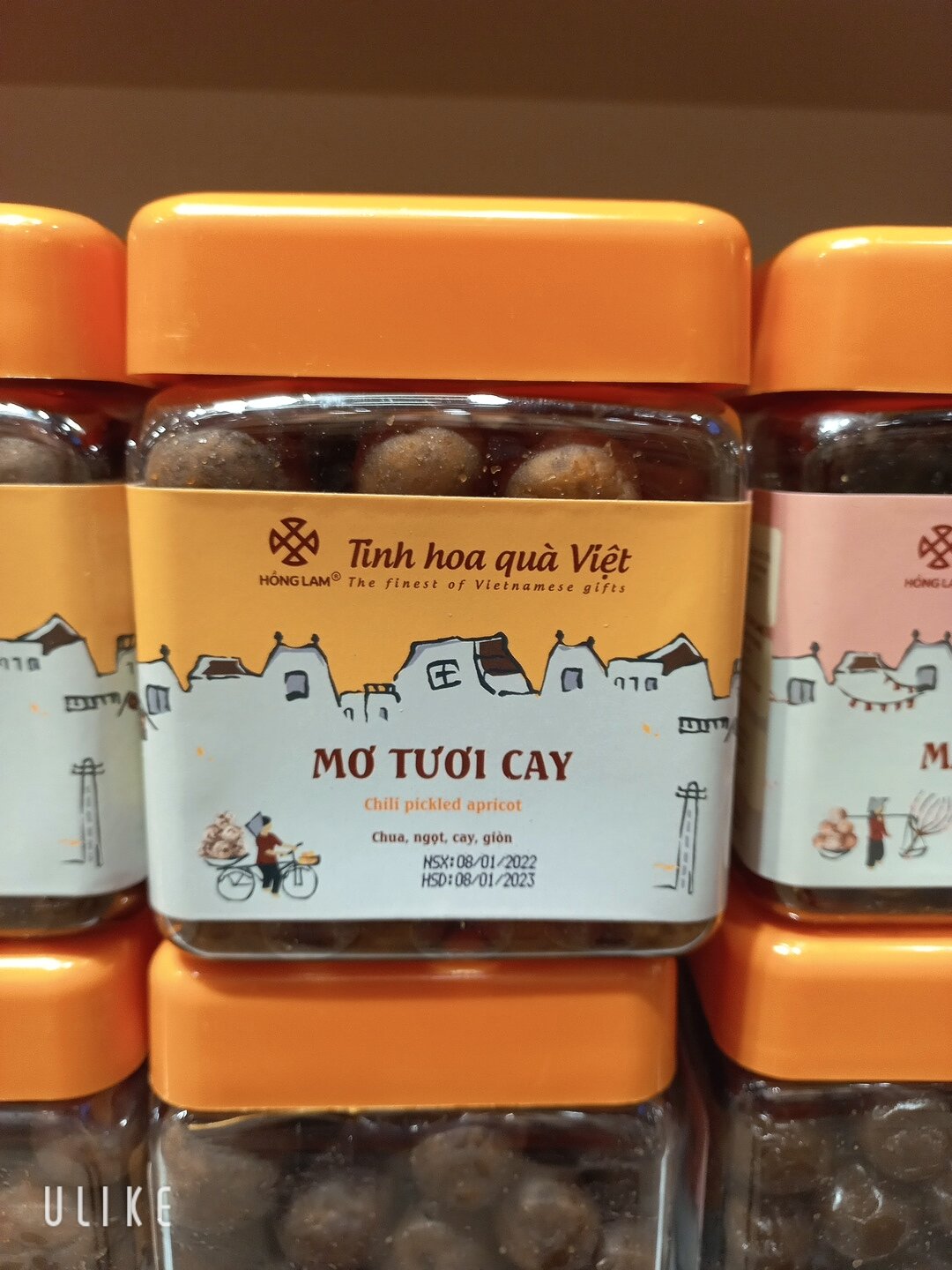 Mơ tươi cay ô mai hồng lam