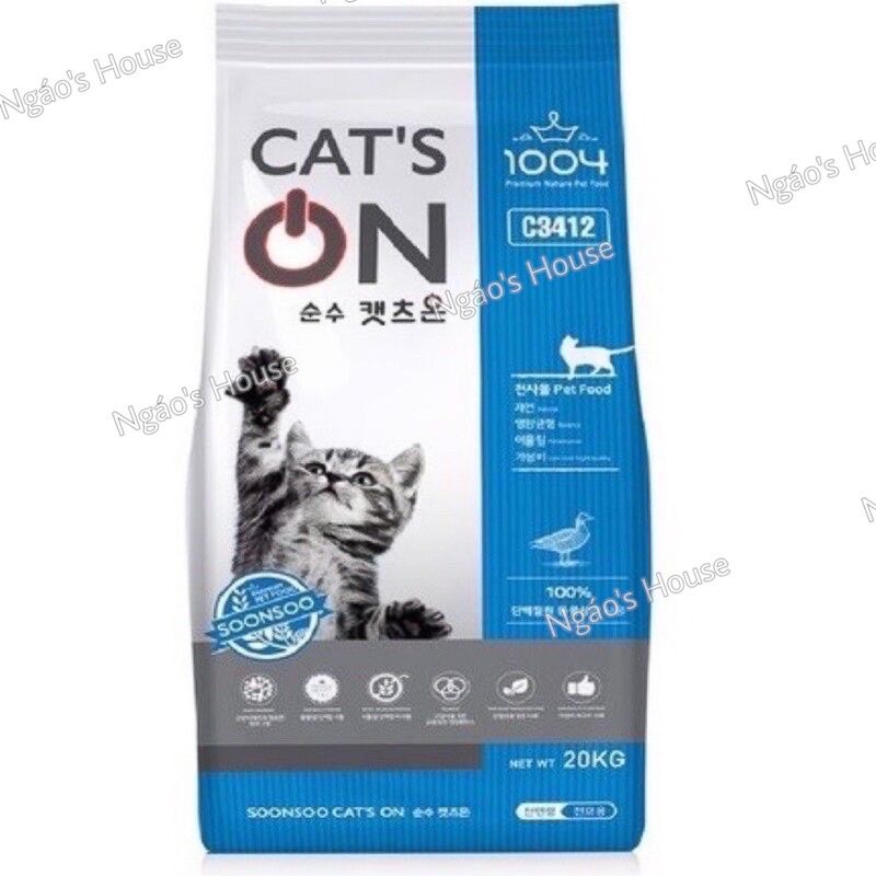 Thức ăn hạt Cat's On bao 20kg dành cho mèo