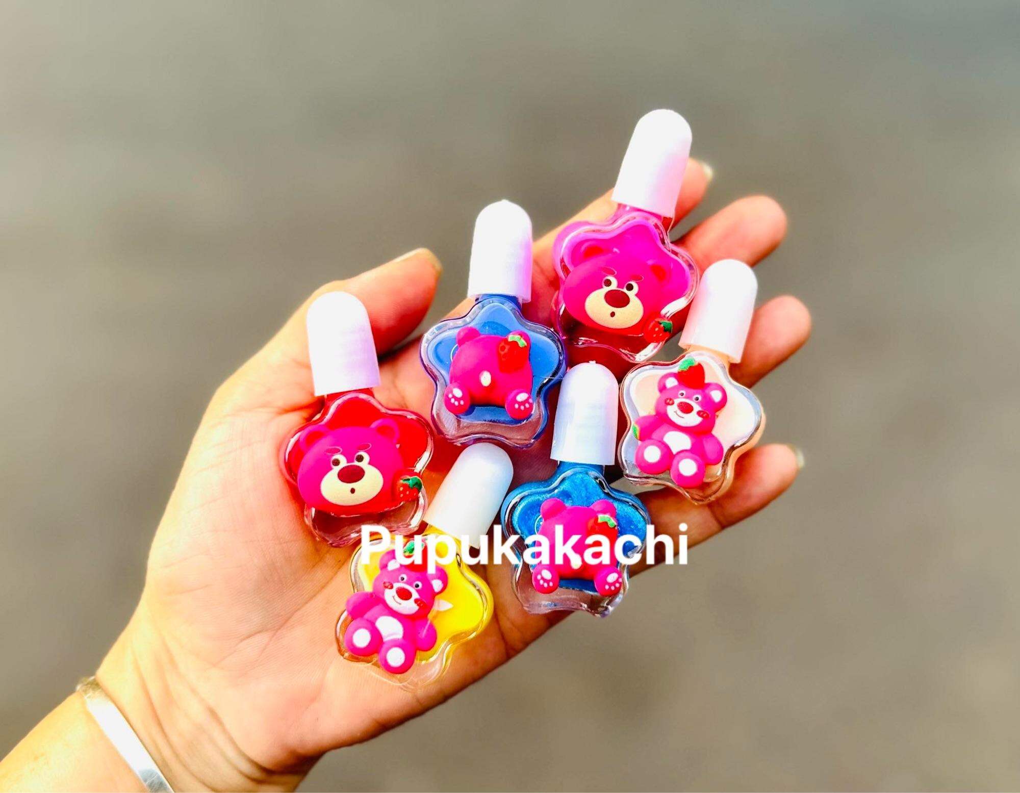 Nước Sơn Móng Tay Mẫu Gấu Dâu Lotso Bear Cho Bé - 1 Chai