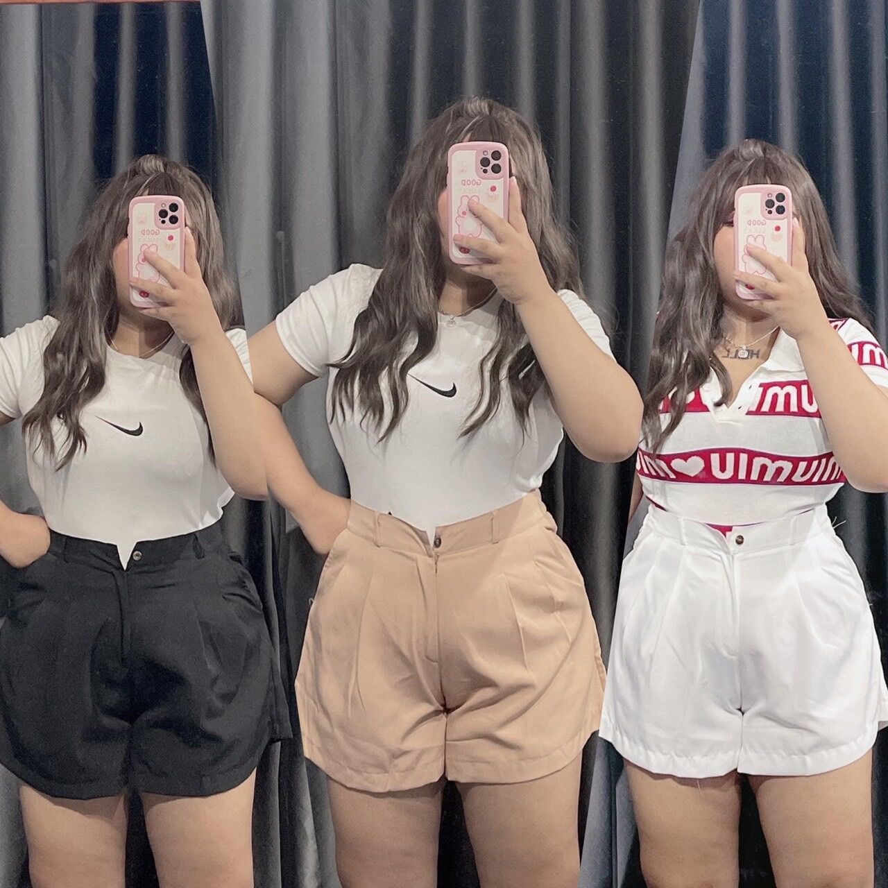 (SHOP TÁO ĐỎ BIGSIZE 50kg đến 90kg) quần short thời trang nữ