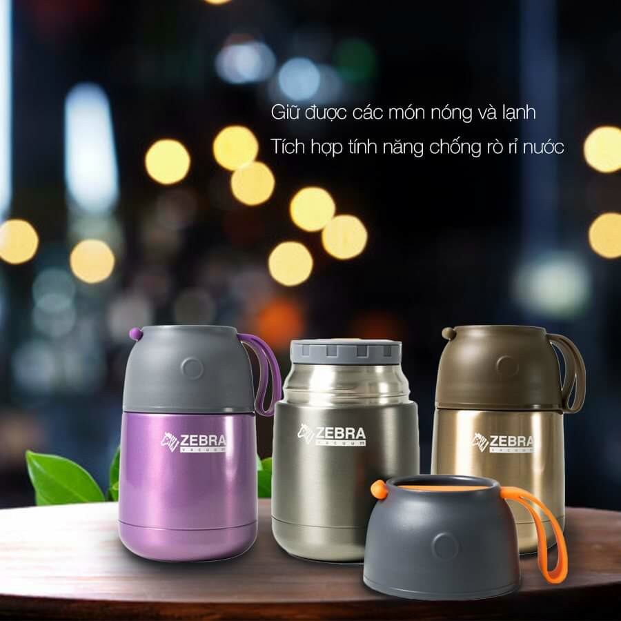 Camen giữ nhiệt zebra 450ml - 123005