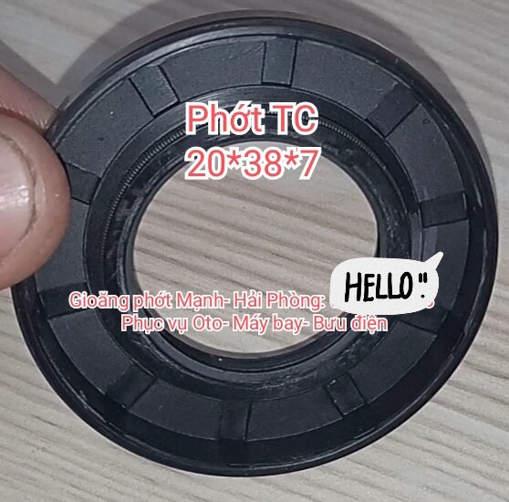 Phớt TC 20x38x7 , 20*38*7