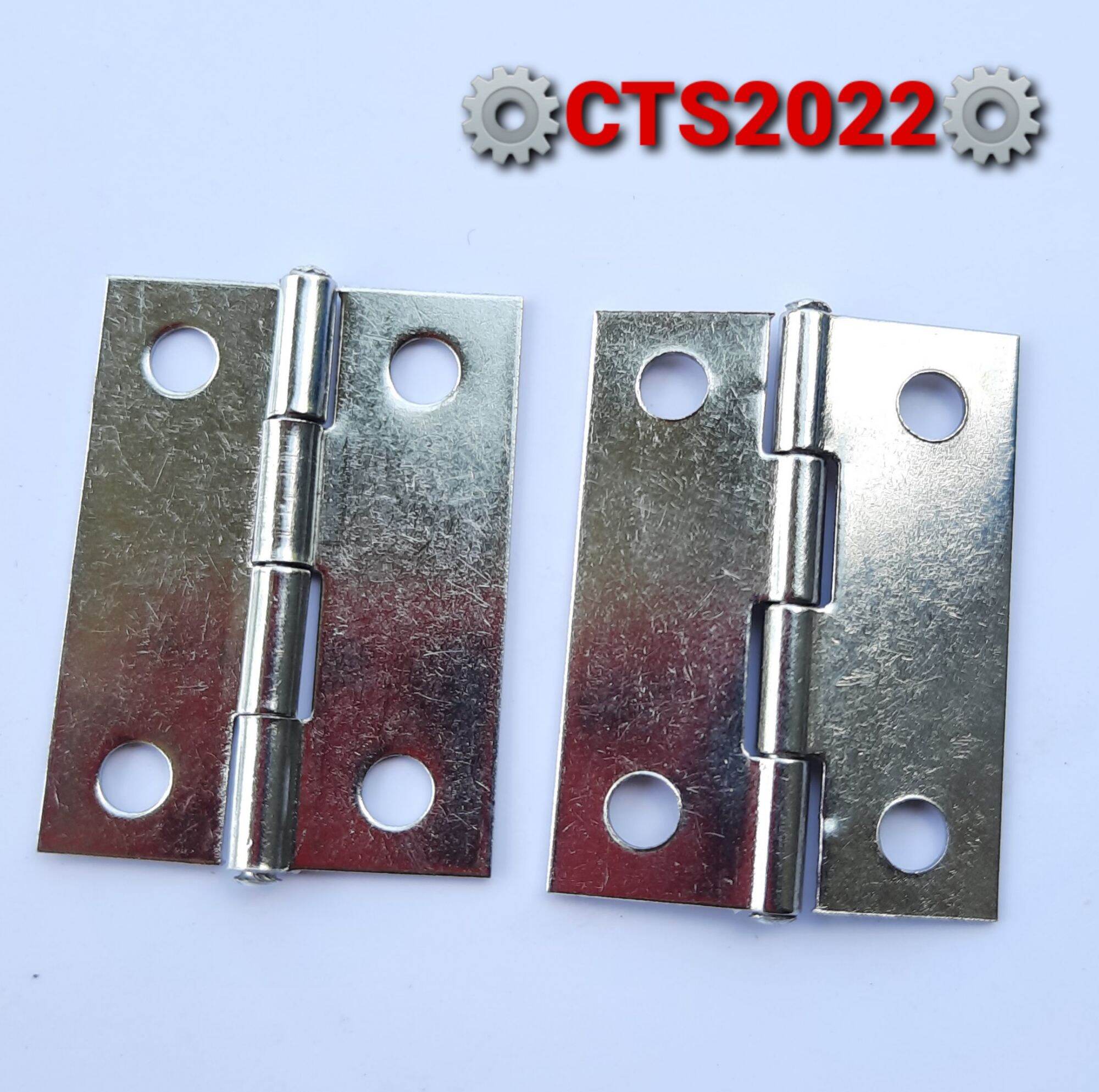 Set 2 bản lề lá inox 4 lỗ