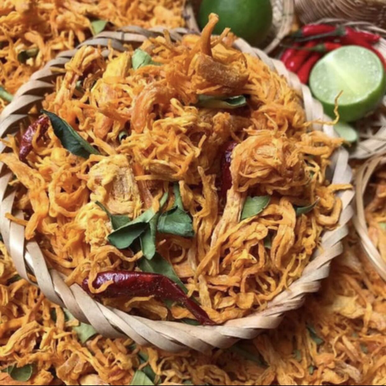 100gr khô gà lá chanh loại ngon(không bột)