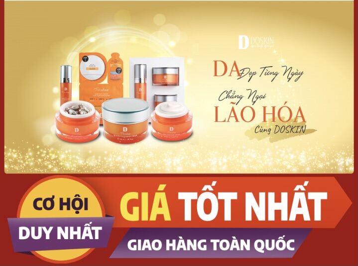 [Hcm]Mỹ Phẩm Đức - Bộ 3 Sản Phẩm Dưỡng Da Toàn Diện Doskin