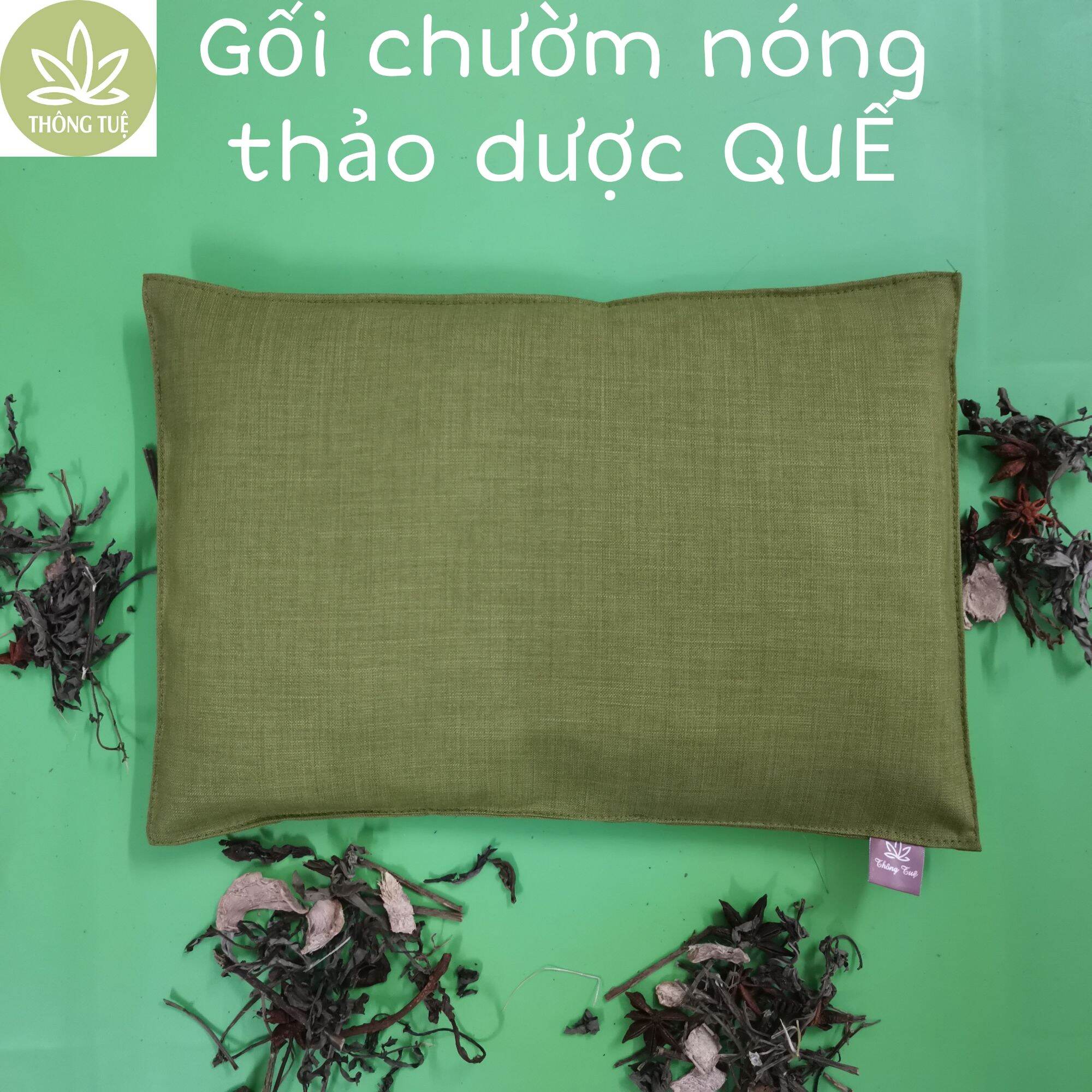 Gối chườm nóng thảo dược QUẾ - Túi chườm thảo dược QUẾ