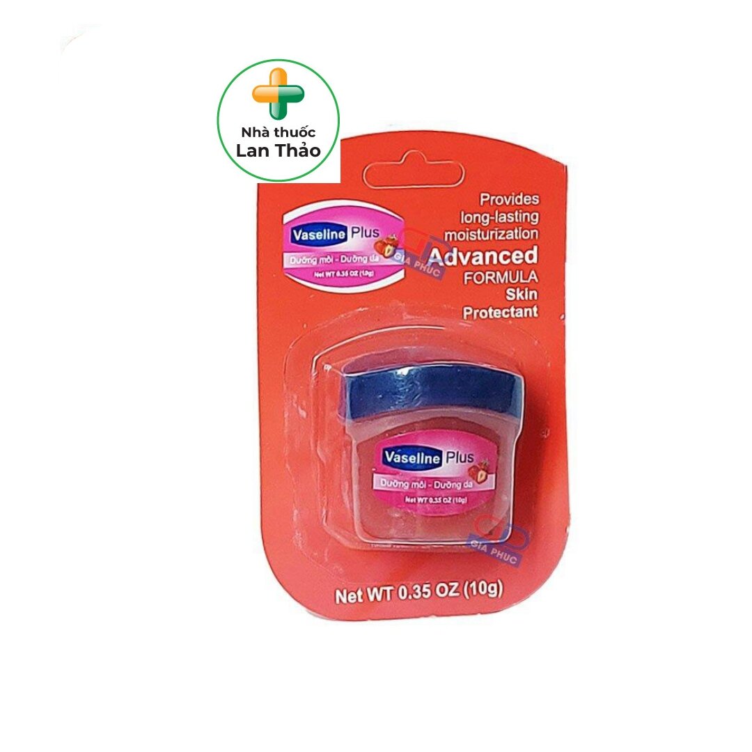 Kem dưỡng môi vaseline dâu thiên khánh tuýp 10g