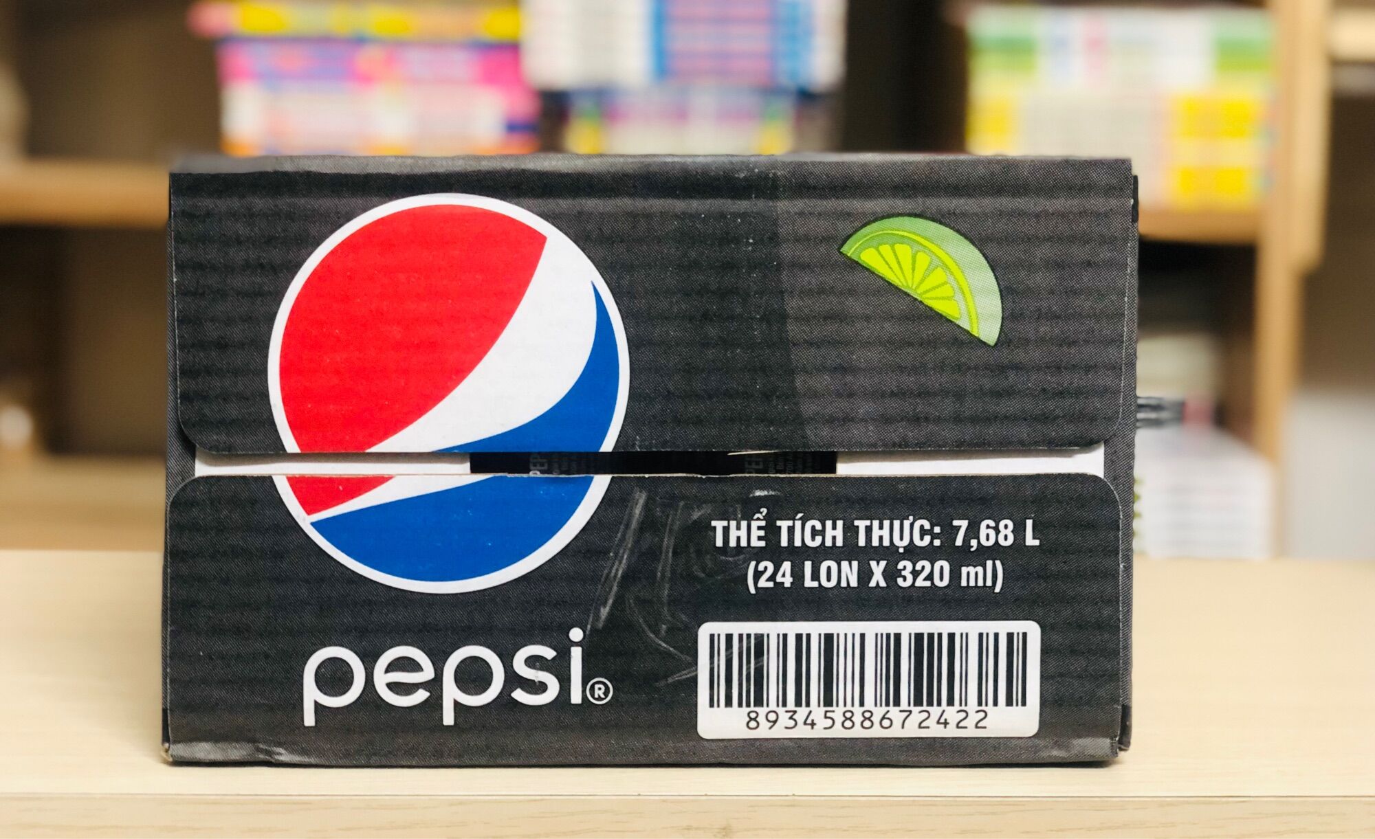 Pepsi chanh 24 lon/Thùng 320ml Chang's Food